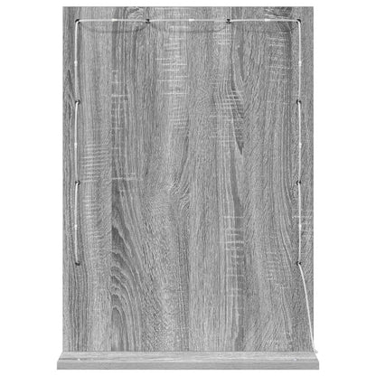 Vanity Mirror Grey Sonoma 70 x 50 x 18 cm Rectangular