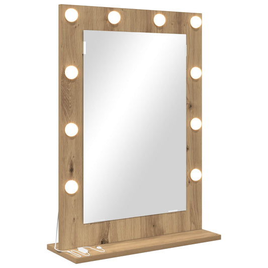 Vanity Mirror Artisan Oak 70 x 50 x 18 cm Rectangular