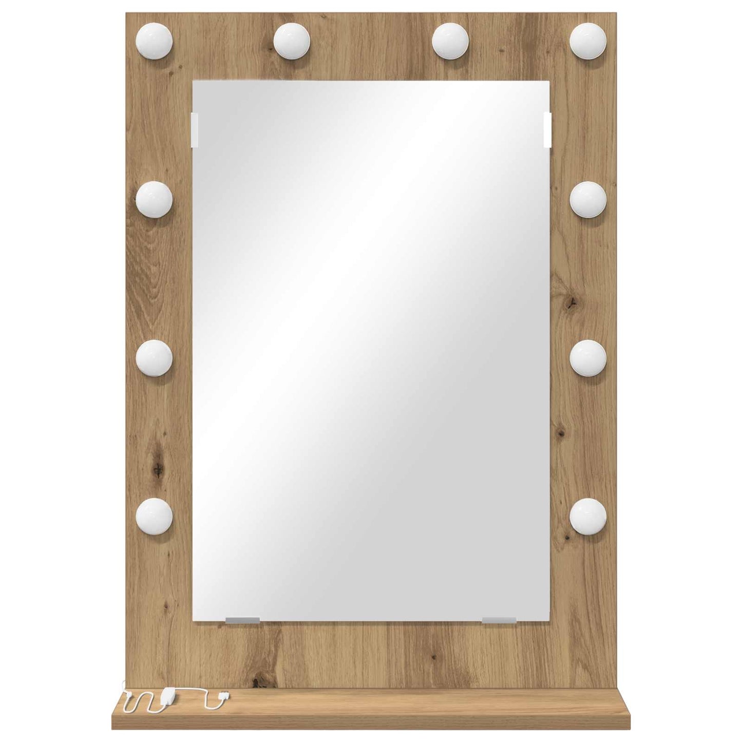 Vanity Mirror Artisan Oak 70 x 50 x 18 cm Rectangular