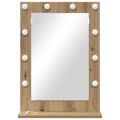 Vanity Mirror Artisan Oak 70 x 50 x 18 cm Rectangular