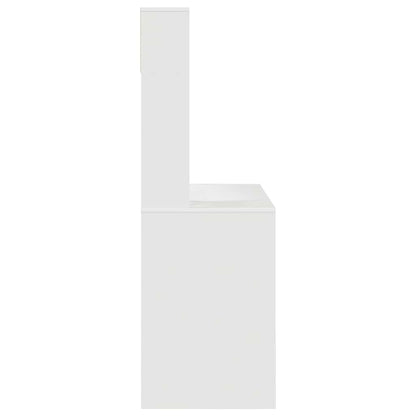 Desk White 91 x 50 x 149 cm Engineered Wood