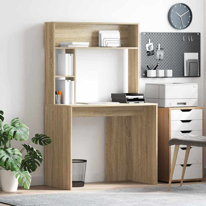 Desk Sonoma Oak 91 x 50 x 149 cm Engineered Wood