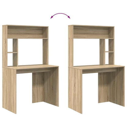 Desk Sonoma Oak 91 x 50 x 149 cm Engineered Wood