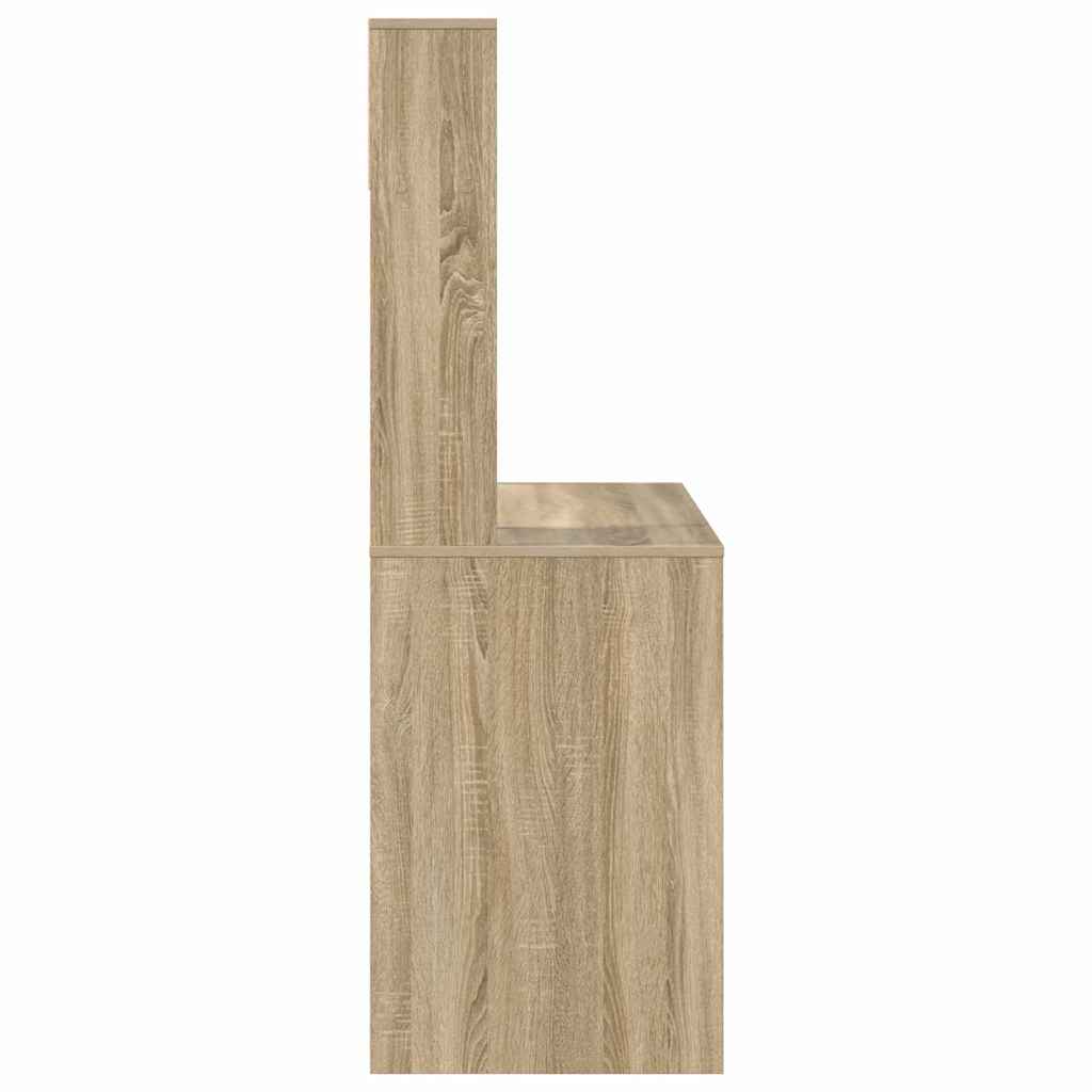 Desk Sonoma Oak 91 x 50 x 149 cm Engineered Wood