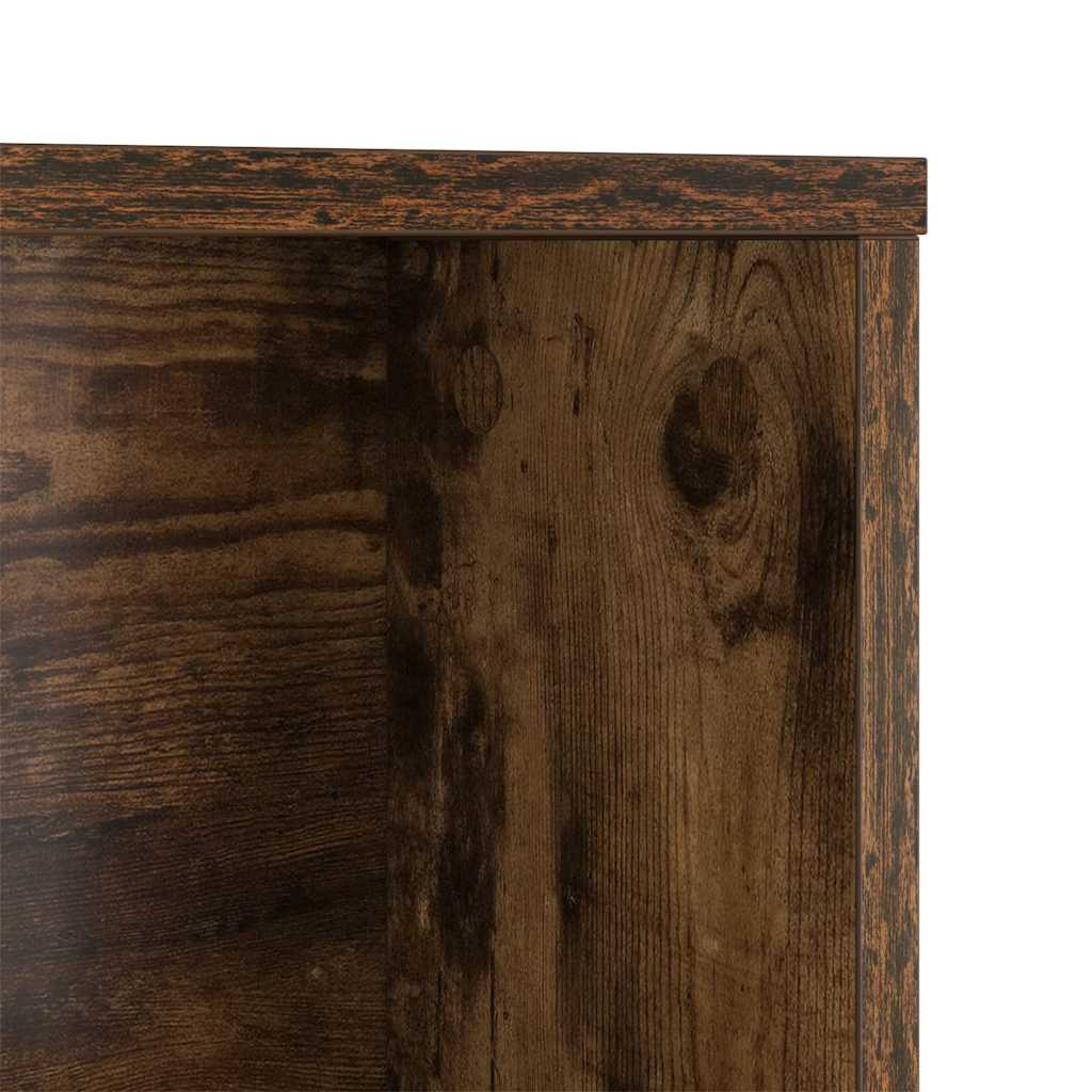 Desk Smoked Oak 91 x 50 x 149 cm Engineered Wood