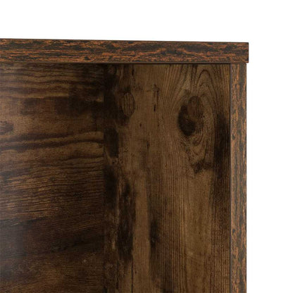 Desk Smoked Oak 91 x 50 x 149 cm Engineered Wood