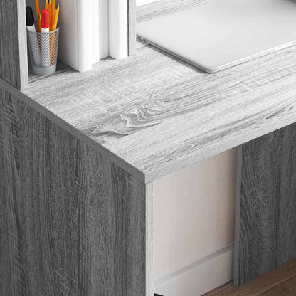 Desk Grey Sonoma 91 x 50 x 149 cm Engineered Wood