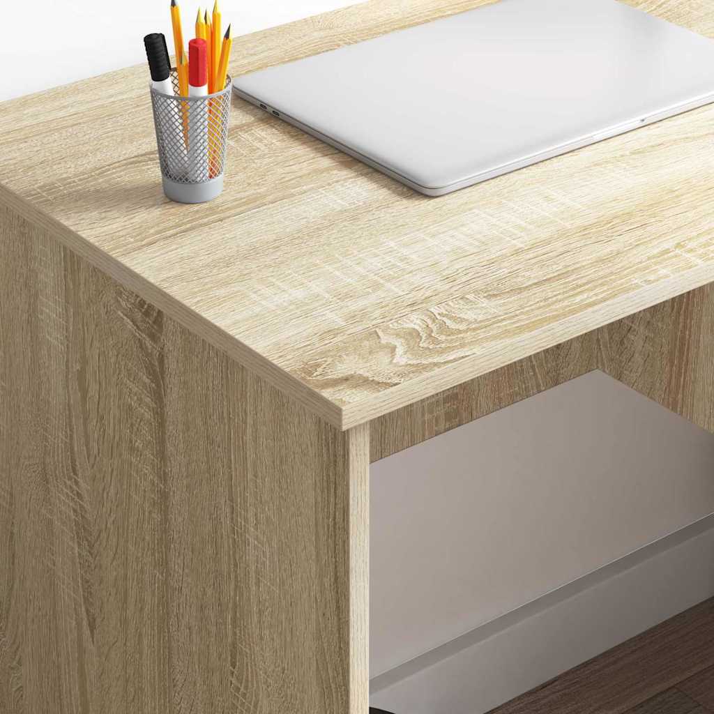 Desk with Drawer Sonoma Oak 90 x 49 x 75 cm Engineered Wood