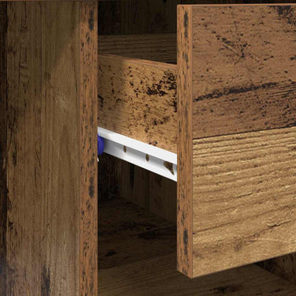 Desk with Drawer Old Wood 90 x 49 x 75 cm Engineered Wood