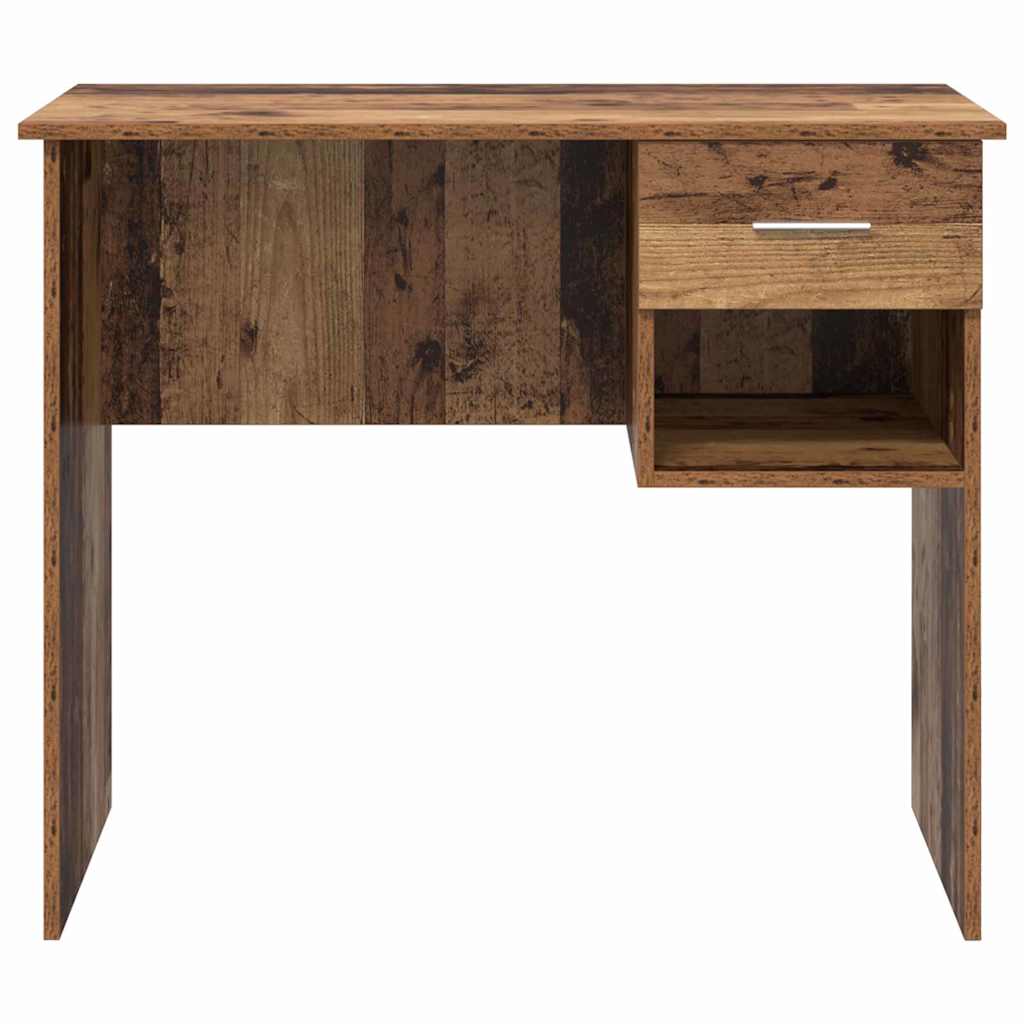 Desk with Drawer Old Wood 90 x 49 x 75 cm Engineered Wood