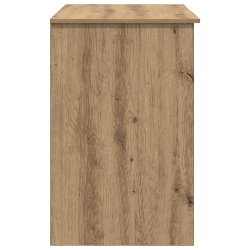 Desk with Drawer Artisan Oak 90 x 49 x 75 cm Engineered Wood