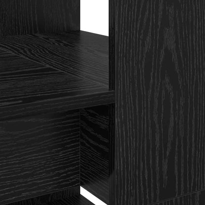 Desk Black Oak Engineered Wood 113 x 54 x 120 cm