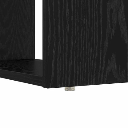 Desk Black Oak Engineered Wood 113 x 54 x 120 cm