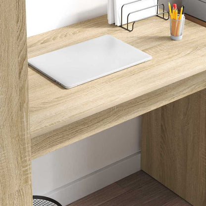 Desk Sonoma Oak Engineered Wood 113 x 54 x 120 cm