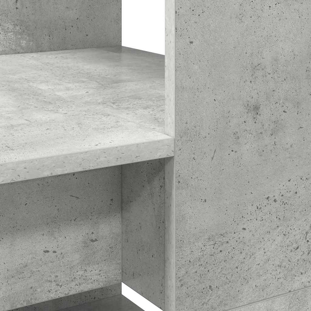 Desk Concrete Grey Engineered Wood 113 x 54 x 120 cm