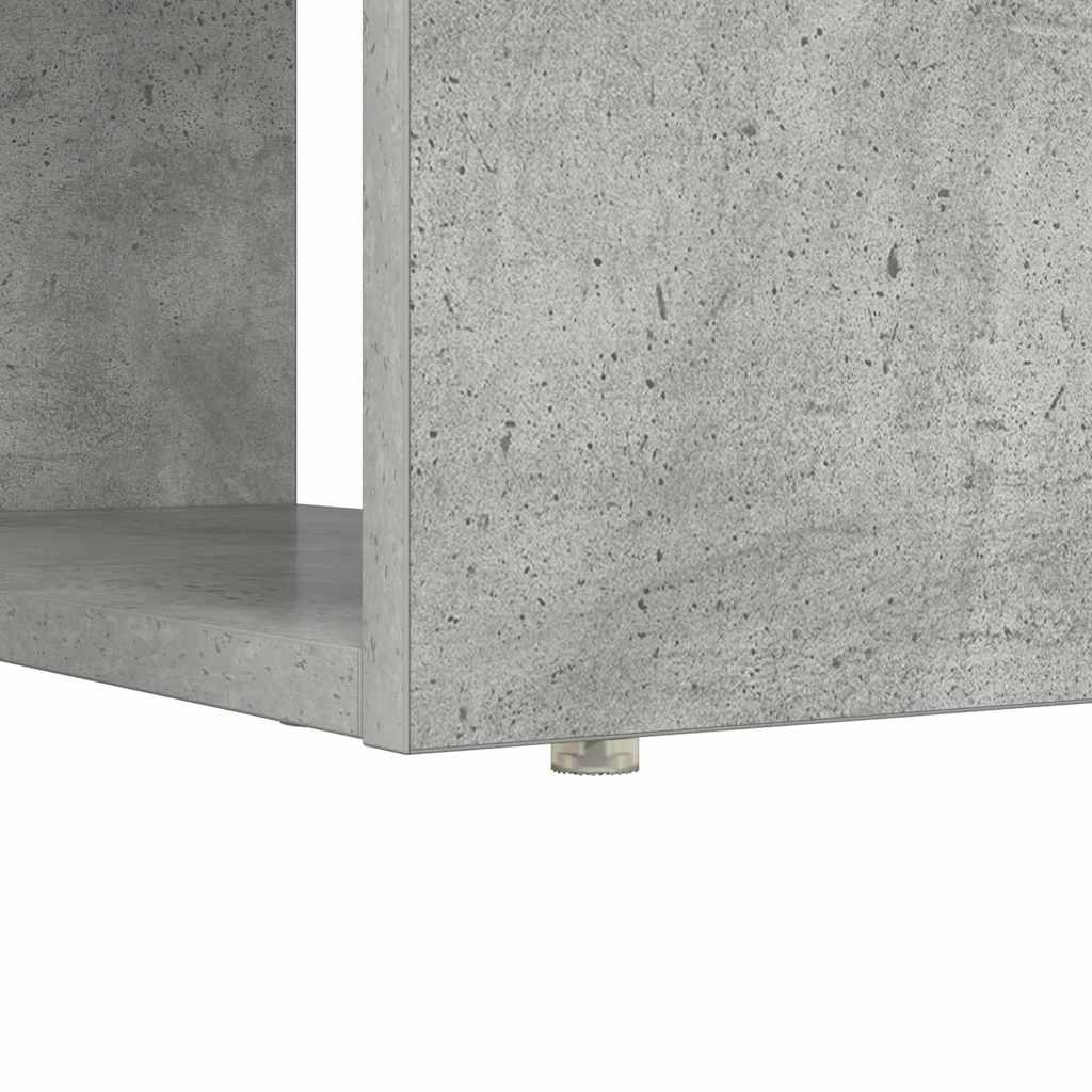 Desk Concrete Grey Engineered Wood 113 x 54 x 120 cm
