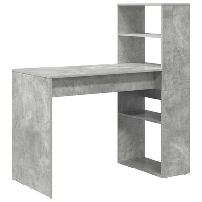 Desk Concrete Grey Engineered Wood 113 x 54 x 120 cm