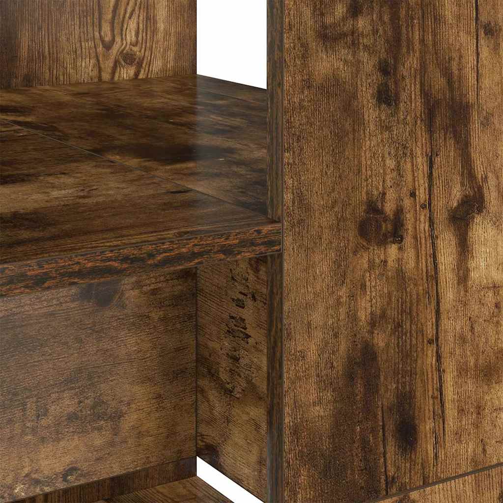 Desk Smoked Oak Engineered Wood 113 x 54 x 120 cm