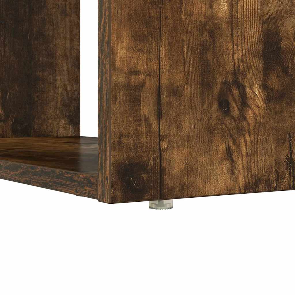 Desk Smoked Oak Engineered Wood 113 x 54 x 120 cm