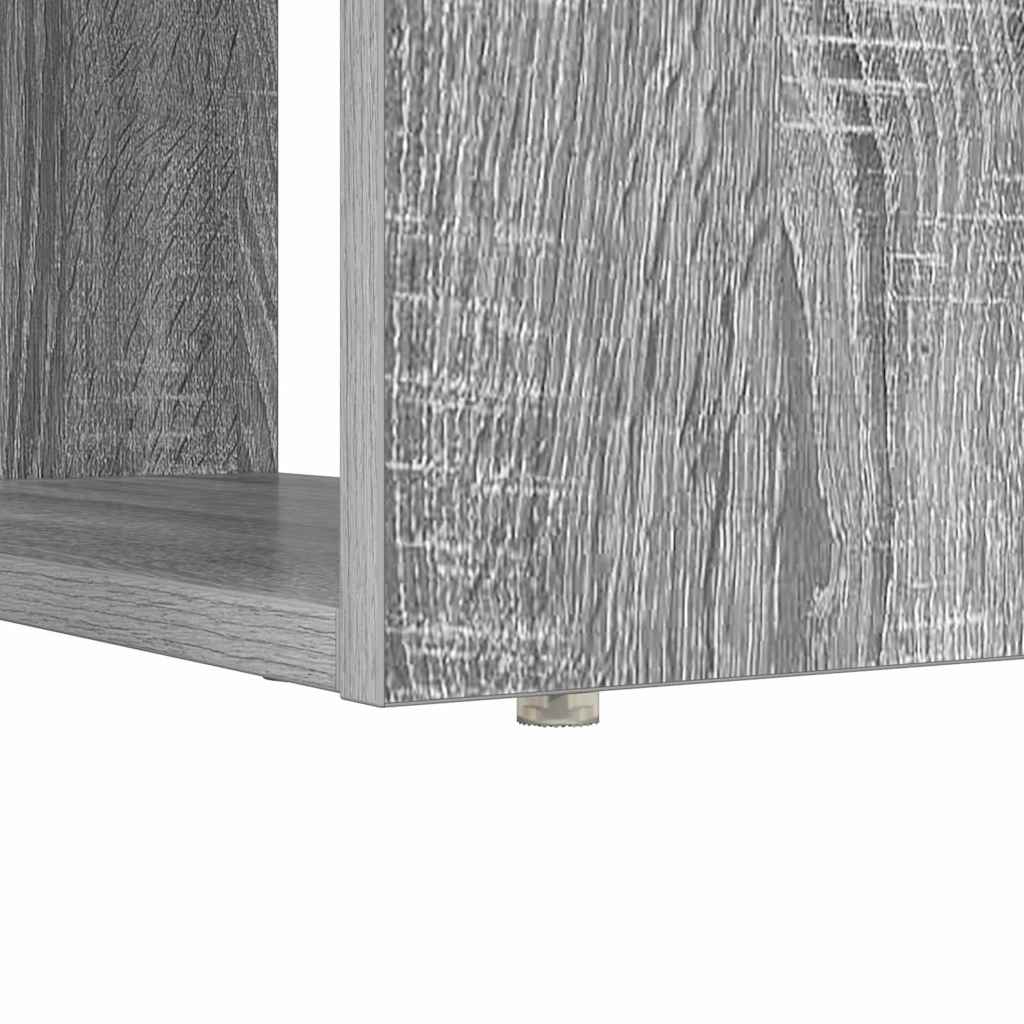 Desk Grey Sonoma Engineered Wood 113 x 54 x 120 cm