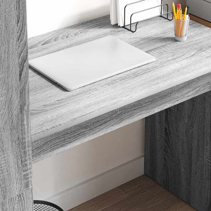 Desk Grey Sonoma Engineered Wood 113 x 54 x 120 cm
