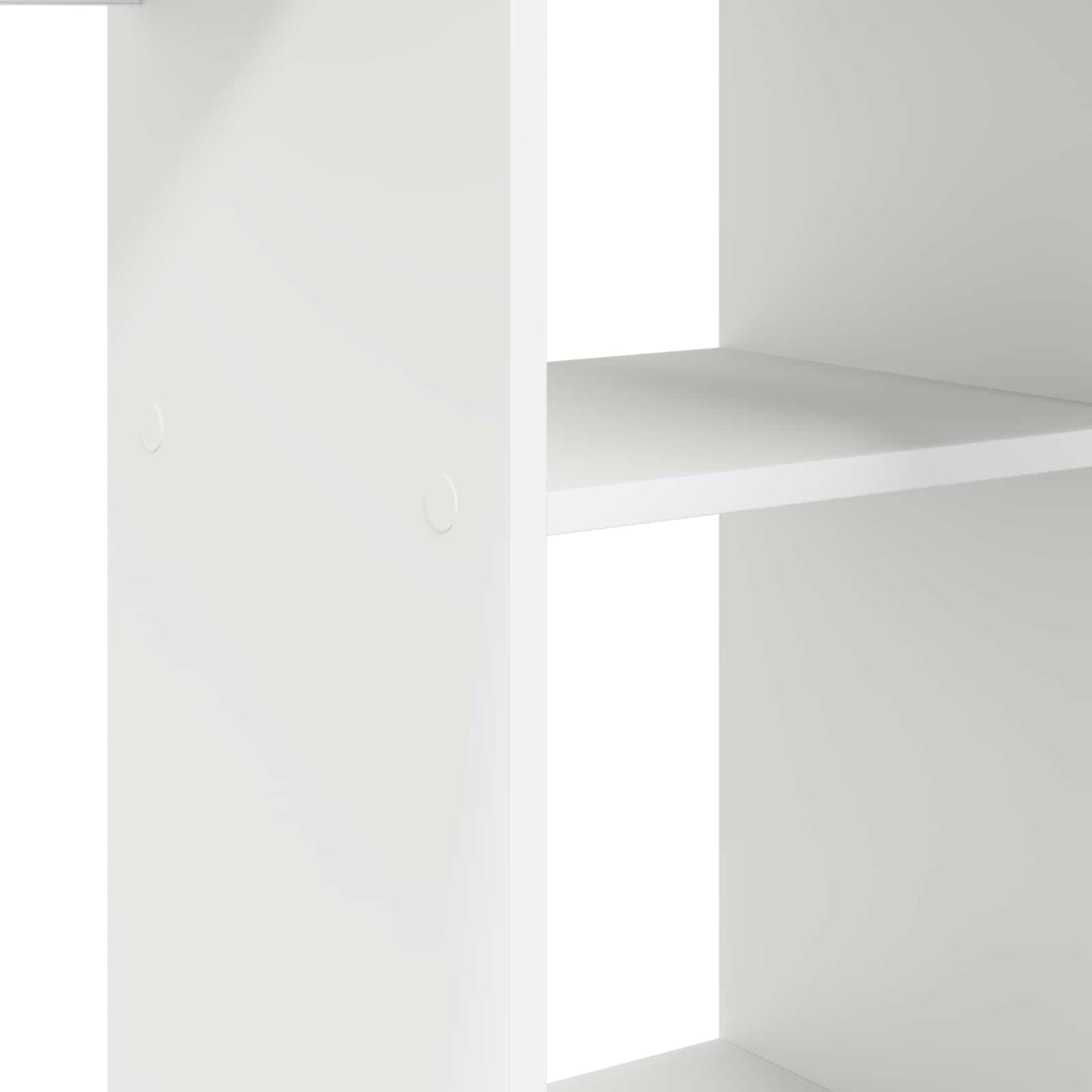 Desk with Shelf White 142 x 102 x 73 cm Engineered Wood