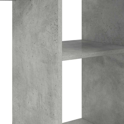 Desk Concrete Grey 142 x 102 x 73 cm Engineered Wood