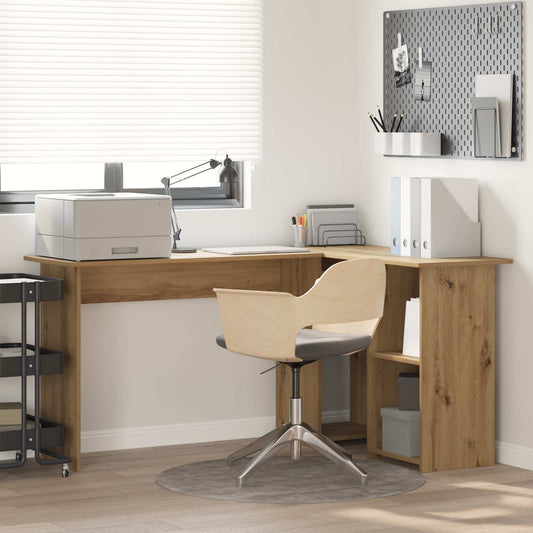 Desk Artisan Oak 142 x 102 x 73 cm Engineered Wood