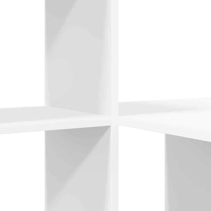 Desk with Shelf White 131.5 x 50 x 106.5 cm Engineered Wood