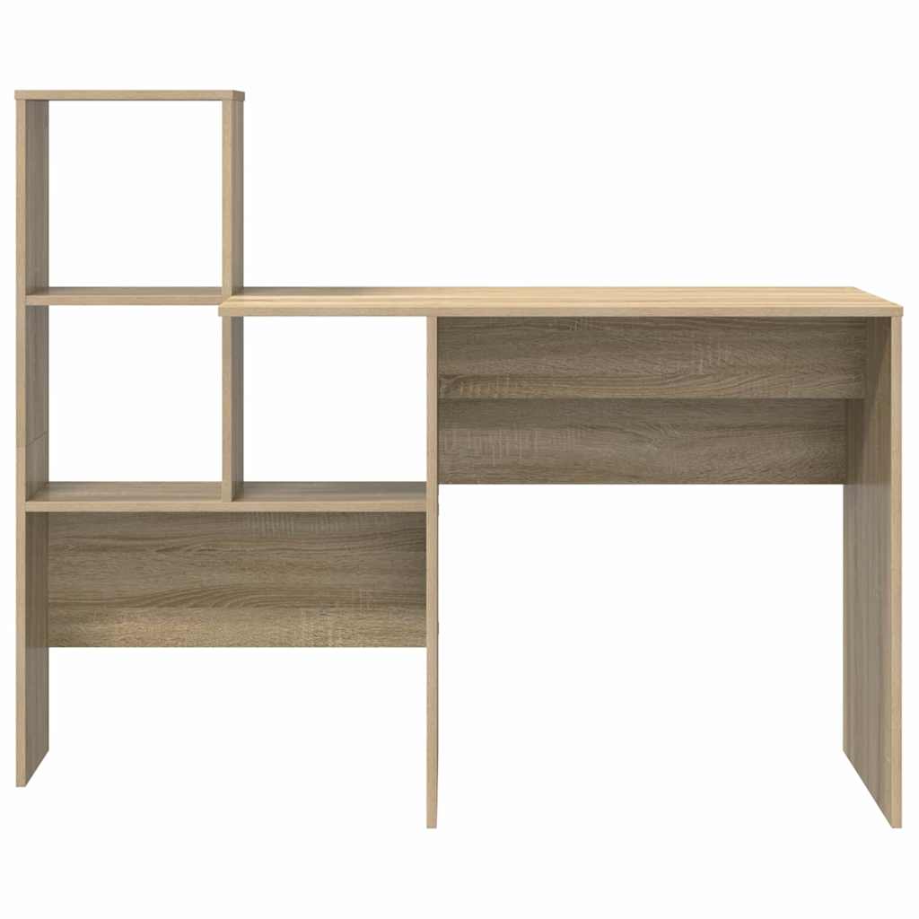 Desk Sonoma Oak Engineered Wood 131.5 x 50 x 106.5 cm
