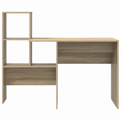 Desk Sonoma Oak Engineered Wood 131.5 x 50 x 106.5 cm