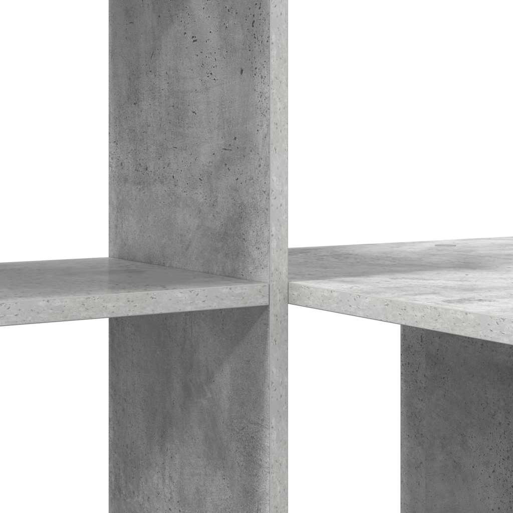 Desk Concrete Grey 131.5 x 50 x 106.5 cm Engineered Wood