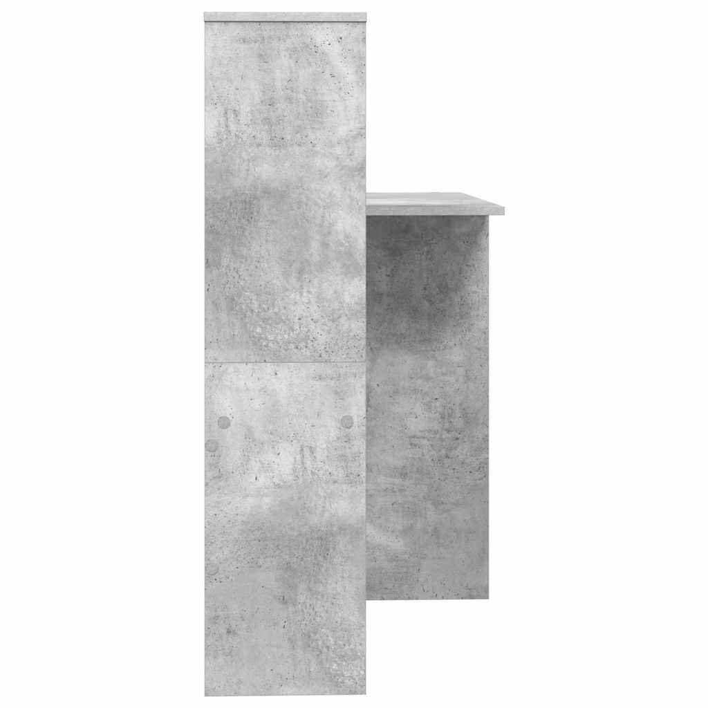 Desk Concrete Grey Engineered Wood 131.5 x 50 x 106.5 cm