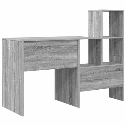 Desk Grey Sonoma Engineered Wood 131.5 x 50 x 106.5 cm