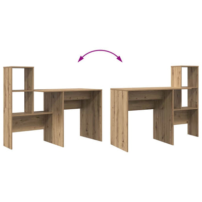 Desk Artisan Oak 131.5 x 50 x 106.5 cm Engineered Wood