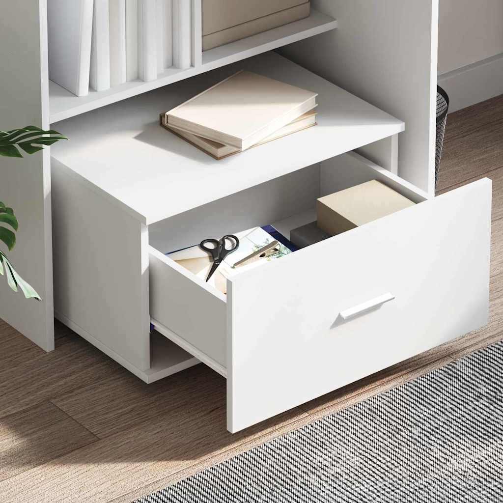 Drawer Cabinet with Wheel White 55 x 45 x 31 cm