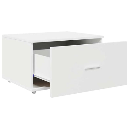 Drawer Cabinet with Wheel White 55 x 45 x 31 cm