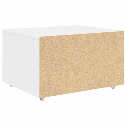 Drawer Cabinet with Wheel White 55 x 45 x 31 cm