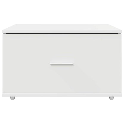 Drawer Cabinet with Wheel White 55 x 45 x 31 cm