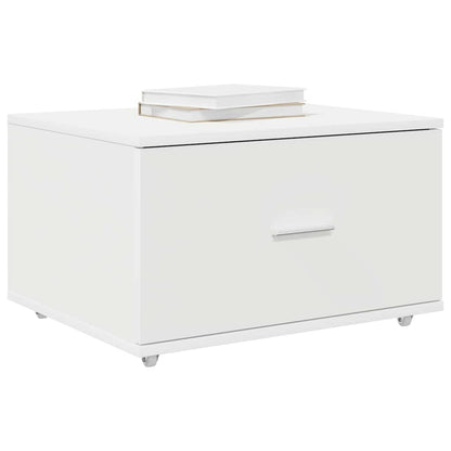 Drawer Cabinet with Wheel White 55 x 45 x 31 cm