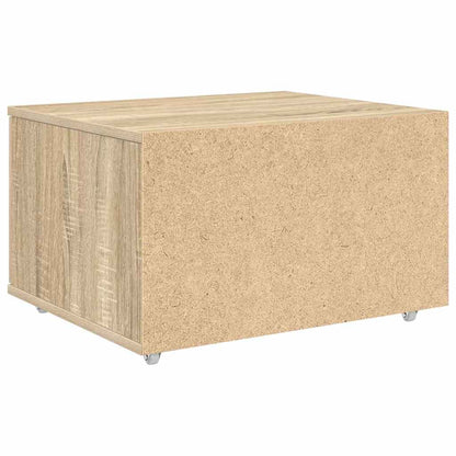 Drawer Cabinet with Wheel Sonoma Oak 55 x 45 x 31 cm