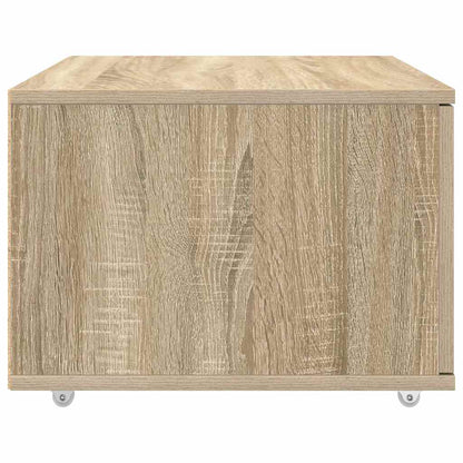 Drawer Cabinet with Wheel Sonoma Oak 55 x 45 x 31 cm