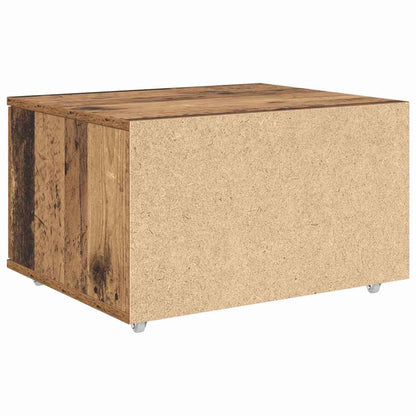 Drawer Cabinet with Wheel Old Wood 55 x 45 x 31 cm
