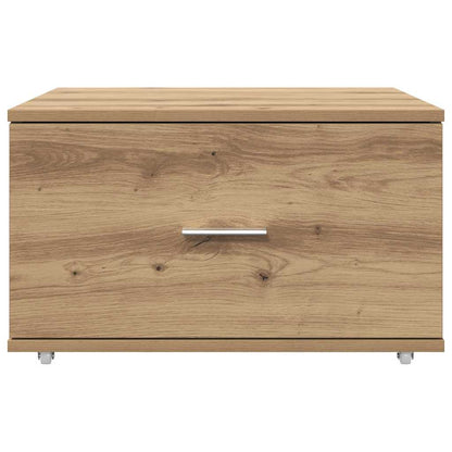 Drawer Cabinet with Wheel Artisan Oak 55 x 45 x 31 cm