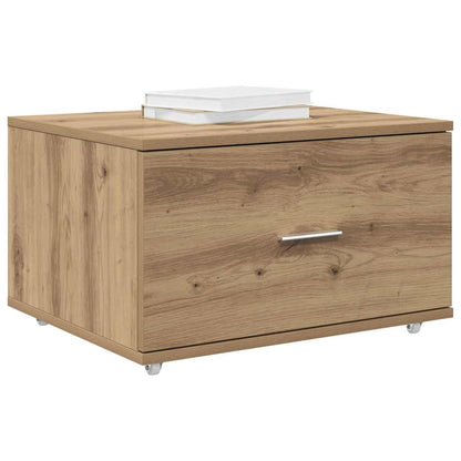 Drawer Cabinet with Wheel Artisan Oak 55 x 45 x 31 cm
