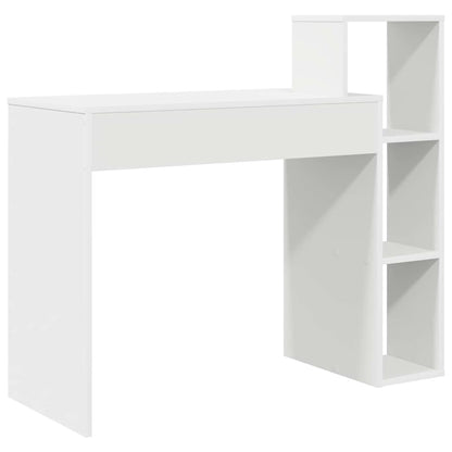 Desk White Engineered Wood 100 x 40 x 90 cm