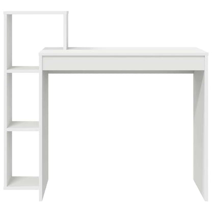 Desk White Engineered Wood 100 x 40 x 90 cm