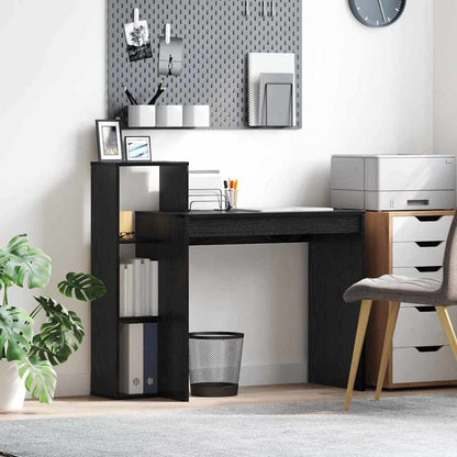 Desk Black Oak Engineered Wood 100 x 40 x 90 cm