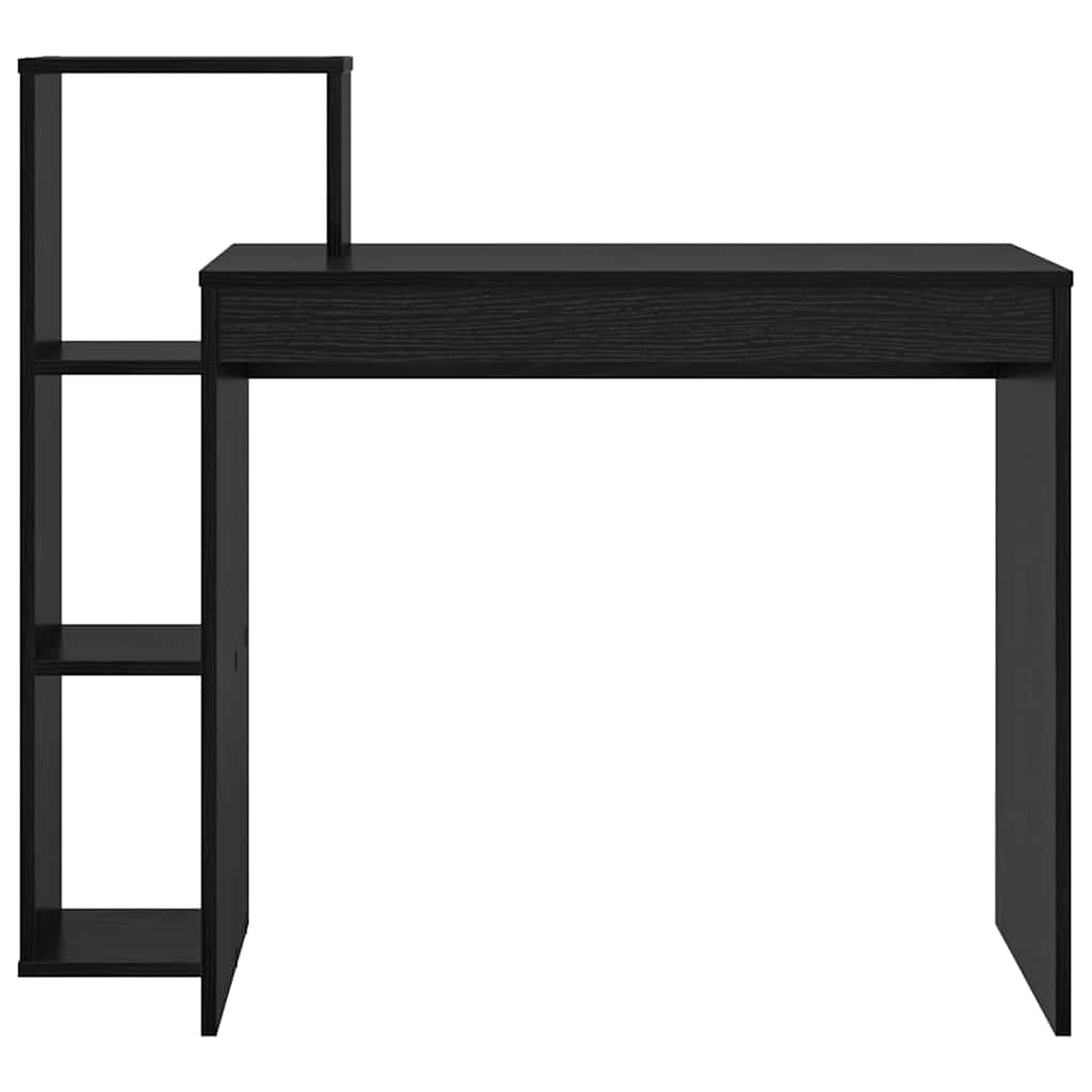 Desk Black Oak Engineered Wood 100 x 40 x 90 cm