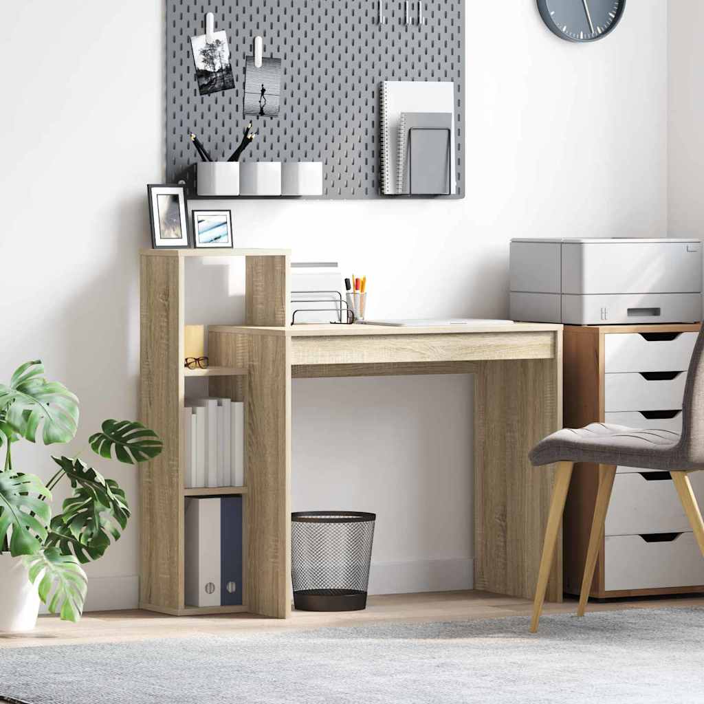 Desk Sonoma Oak Engineered Wood 100 x 40 x 90 cm